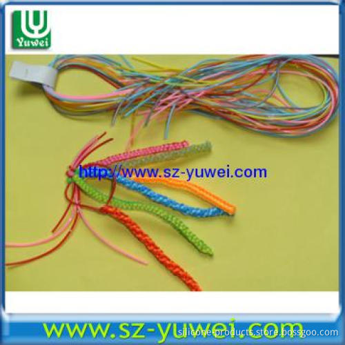 Fashionable Scoubidou Strings made from New and Eco-friendly Silicone